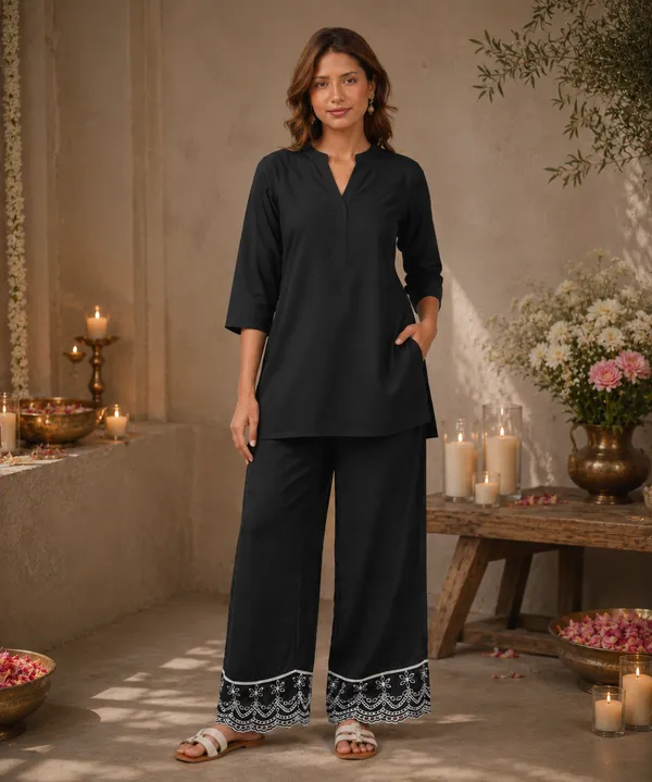 Black_Pure_Cotton_Wide-Leg_Palazzo_Pants_with_Scalloped_Border