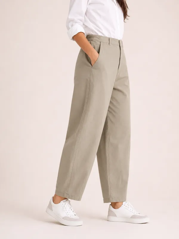 Khaki_High-Rise_Barrel_Office_Trousers
