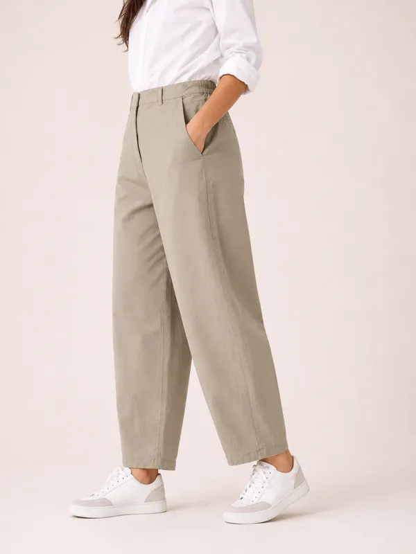 Khaki_High-Rise_Barrel_Office_Trousers