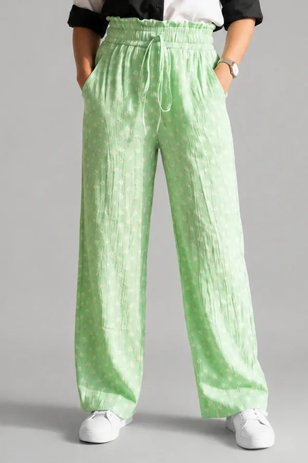 Boho_High-Waist_Smocked_Flared_Casual_Trousers