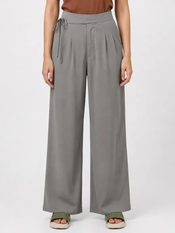 Women_Grey_High-Rise_Side-Tie_Wide-Leg_Trousers