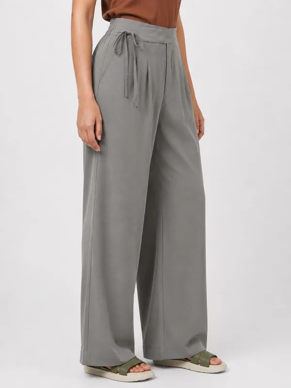 Women_Grey_High-Rise_Side-Tie_Wide-Leg_Trousers