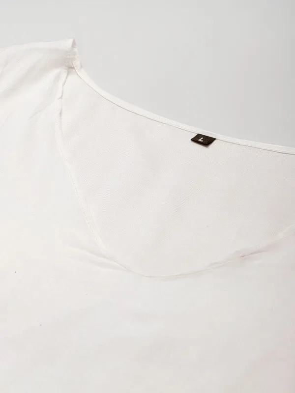 White_Embroidered_Organza_kurta_with_Inner_-_XXL