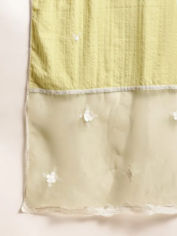Lemon_Embroidered_Cotton_Dobby_Kurta_with_Lace_Pant_and_Embroidered_Dupatta_-_Set_of_3_-_XXL
