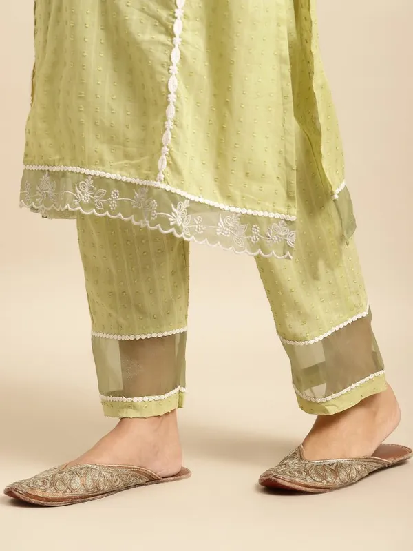 Lemon_Embroidered_Cotton_Dobby_Kurta_with_Lace_Pant_and_Embroidered_Dupatta_-_Set_of_3_-_XXL