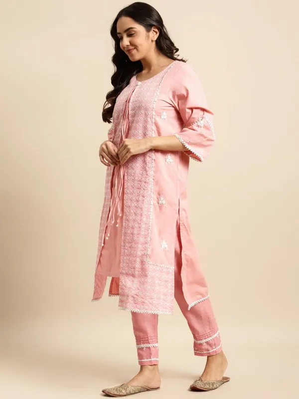 Pink_Long_Panel_Embroidered_Cotton_Kurta_with_Embroidered_Pant_-_Set_of_2_-_XXL