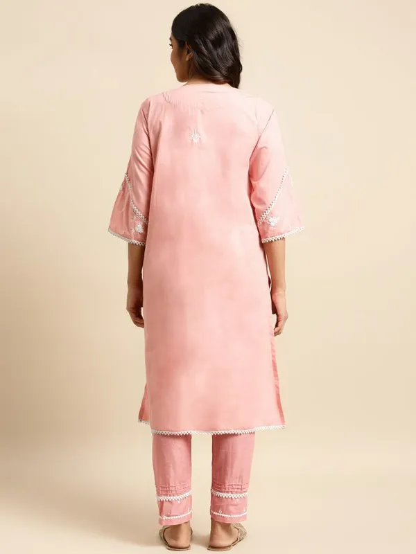 Pink_Long_Panel_Embroidered_Cotton_Kurta_-_XXL