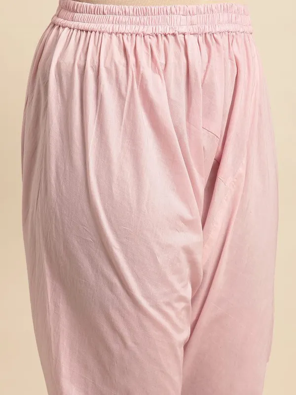 Pink_Embroidered_Cotton_Anarkali_Kurta_with_Cotton_Pajami_-_Set_of_2_-_XXL