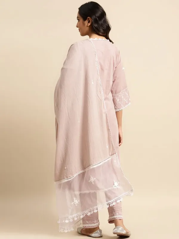 Taupe_Embroidered_Cotton_Kurta_with_Embroidered_Pant_-_Set_of_2_-_XXL