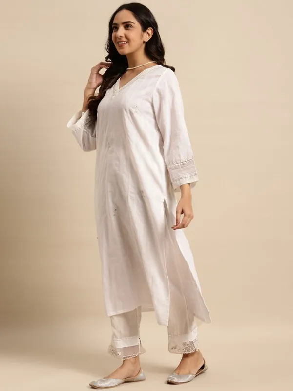 Wht_Cot_Zari_with_Pearl_Stud_Pant_Kurta_-_XXL