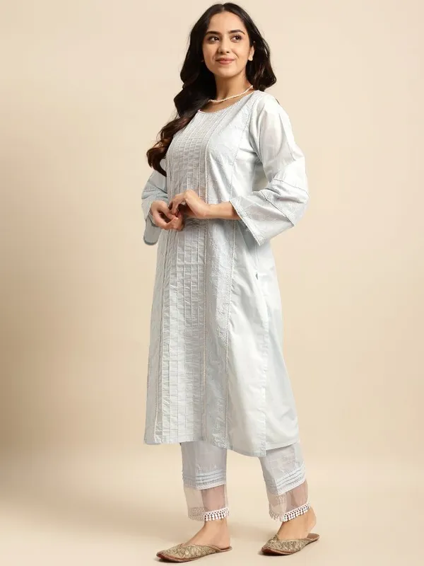 Blue_Long_Panel_Embroidered_Kurta_-_XXL
