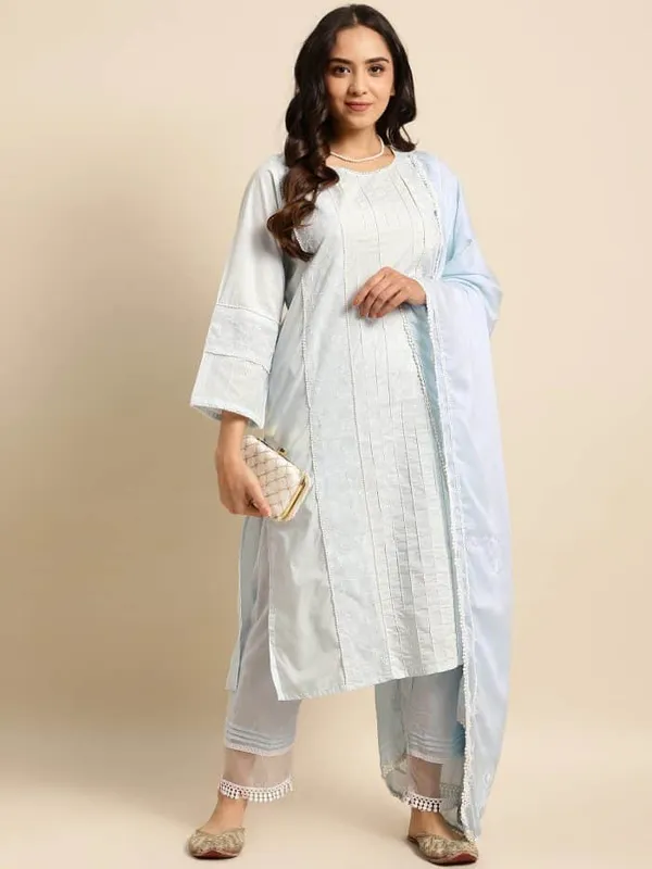 Blue_Long_Panel_Embroidered_Kurta_-_XXL