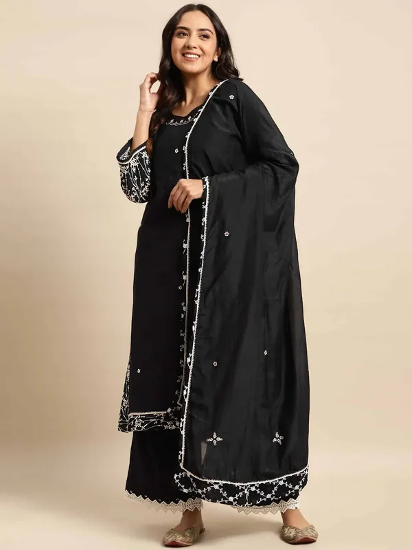 Black_Zari_Embroidered_Premium_Cotton_kurta_-_XXL