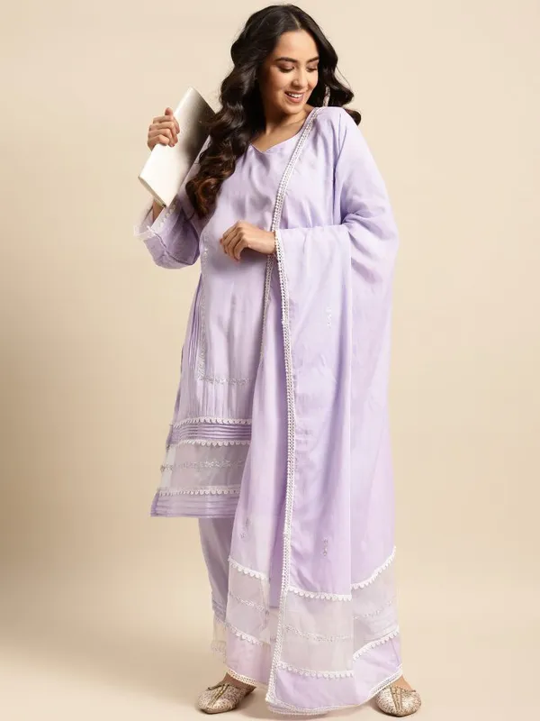 Purple_Zari_Embroidered_Silk_Kurta_with_Lace_Pant_and_Embroidered_Dupatta_-_Set_of_3_-_XXL