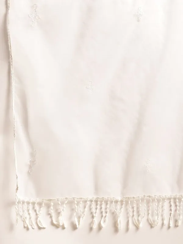 Beige_Handloom_Ikat_Cotton_Kurta_with_Pintuck_Pant_and_Embroidered_Dupatta_-_Set_of_3_-_XXL
