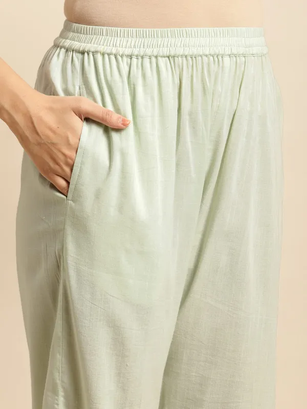 Pista_Green_Lace_Scalloped_Cotton_Kurta_with_Lace_Pant_-_Set_of_2_-_XXL
