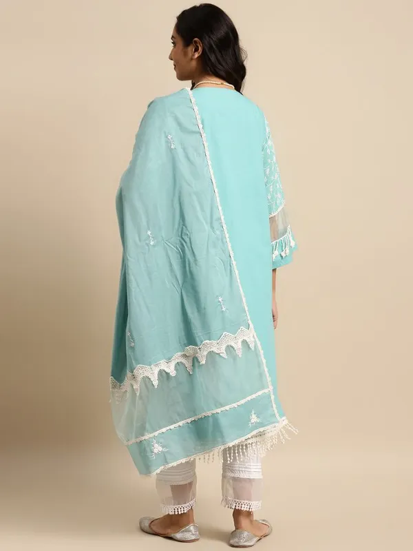 Firozi_Embroidered_Cotton_kurta_-_XXL