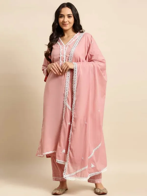 Salmon_Embroidered_Cotton_Kurta_with_Pintuck_Pant_and_Embroidered_Dupatta_-_Set_of_3_-_XXL