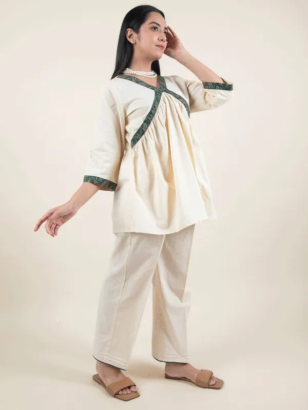 Yellow_Cotton_Peplum_Top_-_XXL
