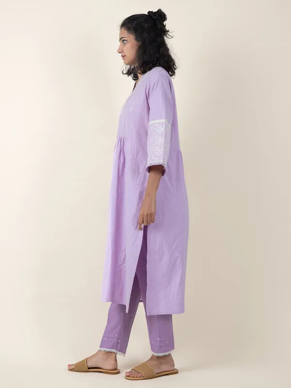 Purple_Embroidered_Cotton_Kurta_With_Matching_Pant_And_Dupatta_-_XXL