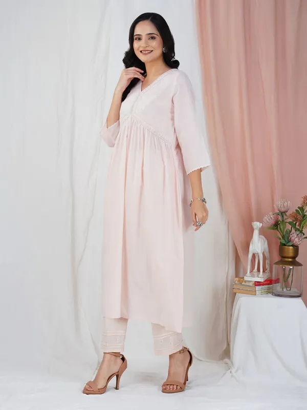 Pink_Embroidered_Cotton_Anarkali_Kurta_Paired_With_Matching_Pant_-_XXL