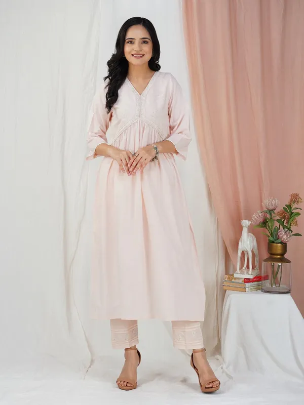 Pink_Embroidered_Cotton_Anarkali_Kurta_Paired_With_Matching_Pant_-_XXL