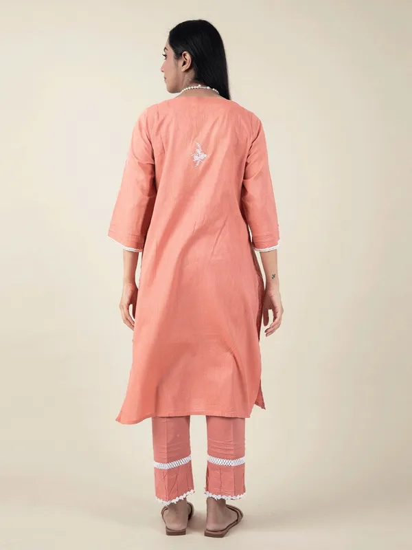 Rust_Brown_Embroidered_Cotton_Kurta_-_XXL