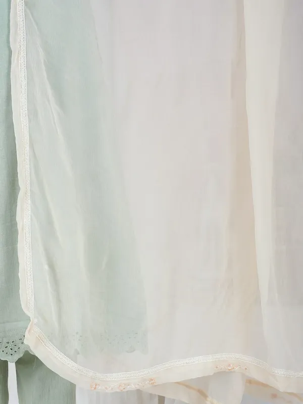 Green_Hand_resham_Embroidered_Cotton_Paired_With_Matching_Pant_And_Dupatta_-_XXL
