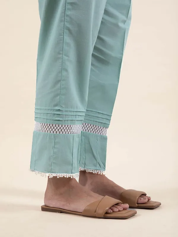 Firozi_Embroidered_Cotton_Dobby_Kurta_Paired_With_Matching_Pant_-_XXL