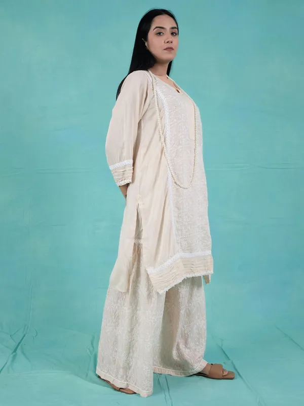 Pink_Cotton_Embroidered_Kurta_Paired_With_Matching_Pant_-_XXL