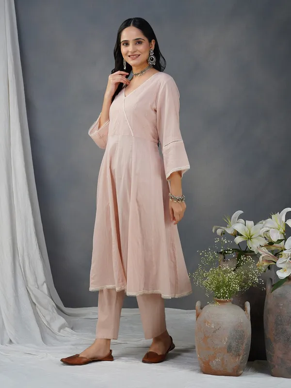 Gold_Pink_Embroidered_Cotton_Anarkali_Kurta_With_Matching_Pant_And_Dupatta_-_XXL
