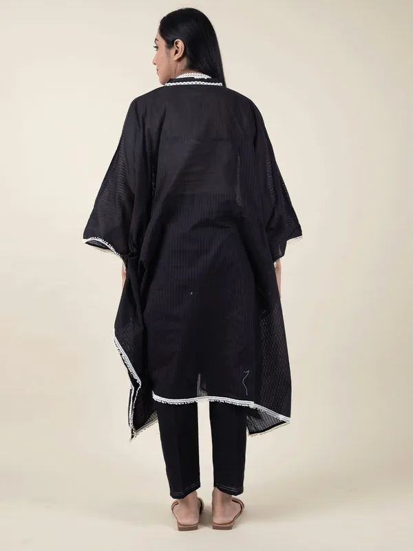 Black_Cotton_Kaftan_with_Belt_-_XXL