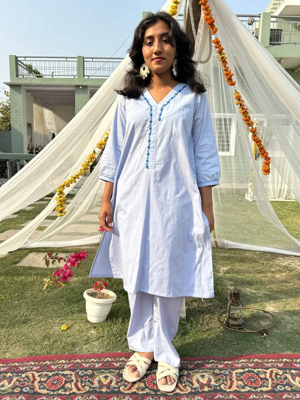 Blue_Embroidered_Cotton_Co-ord_-_XXL