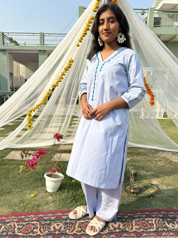 Blue_Embroidered_Cotton_Co-ord_-_XXL