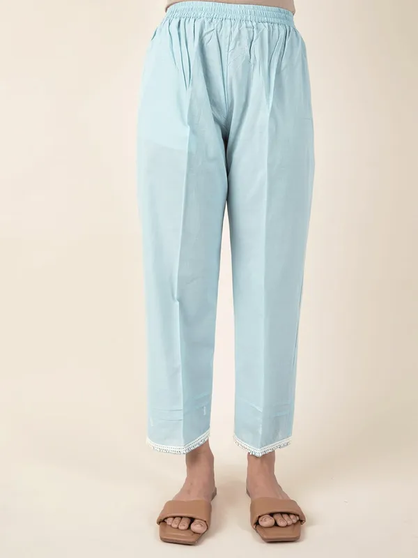 Sky_Blue_Embroidered_Cotton_Angrakha__With_Matching_Pant_And_Dupatta_-_XXL
