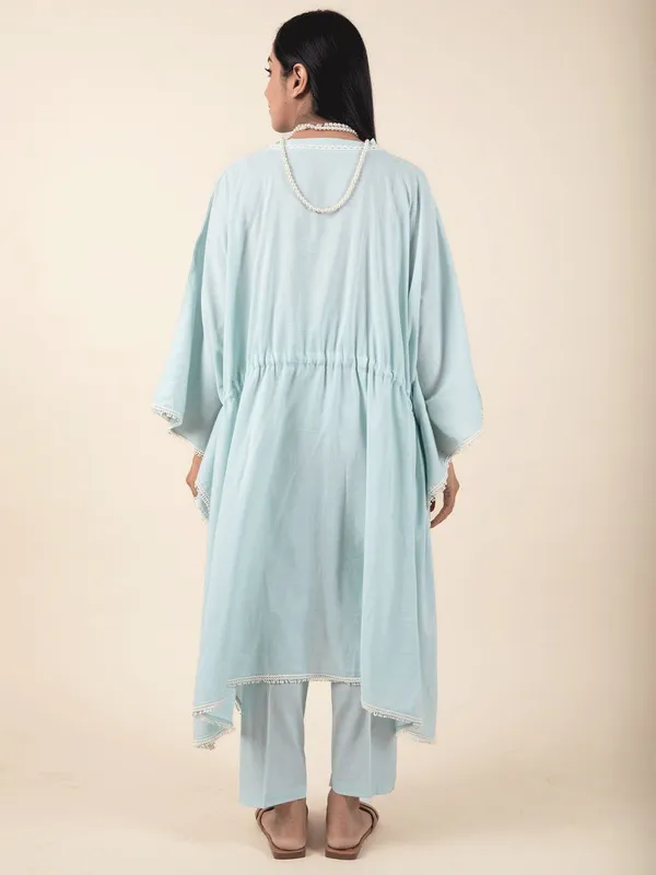 Sky_Blue_Colorful_Embroidered_Kaftan_with_Belt_Paired_With_Matching_Pant_-_XXL