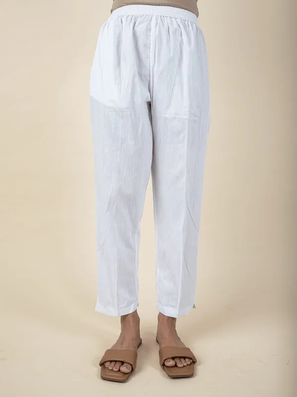 White_Embroidered_Cotton_Kaftan_with_Belt_-_XXL