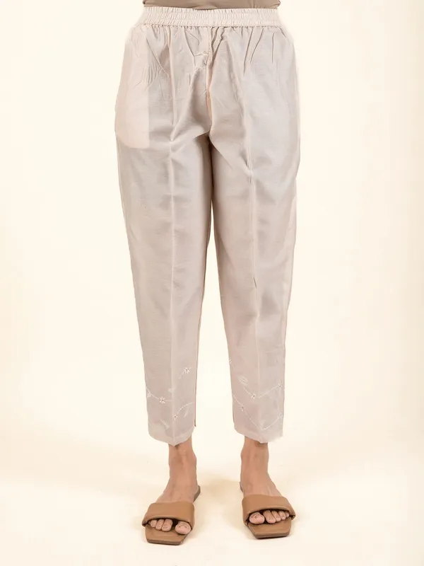 Pink_Embroidered_Chanderi_Kurta_Paired_With_Matching_Pants_-_XXL