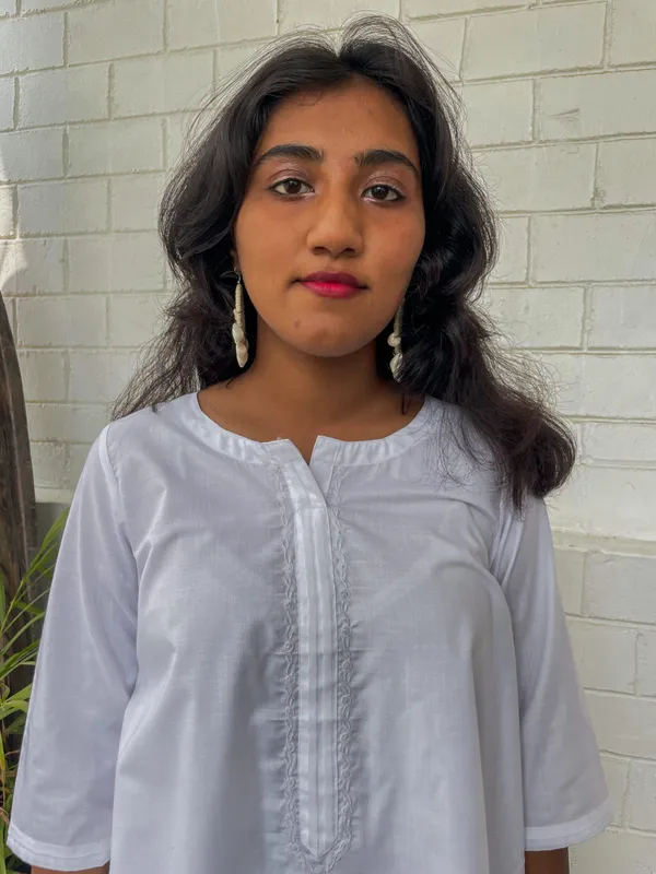 White_Embroidered_Short_Cotton_Co-ord_-_XXL
