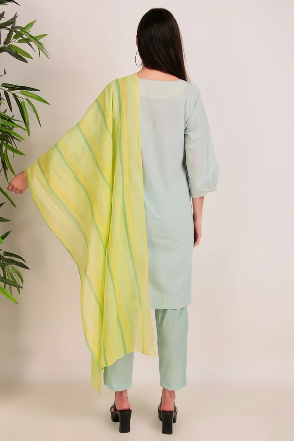 Sea_Green_Regular_Cotton_Embroidered_kurta_Pant_and_Dupatta_-_Set_of_3_-_XXL