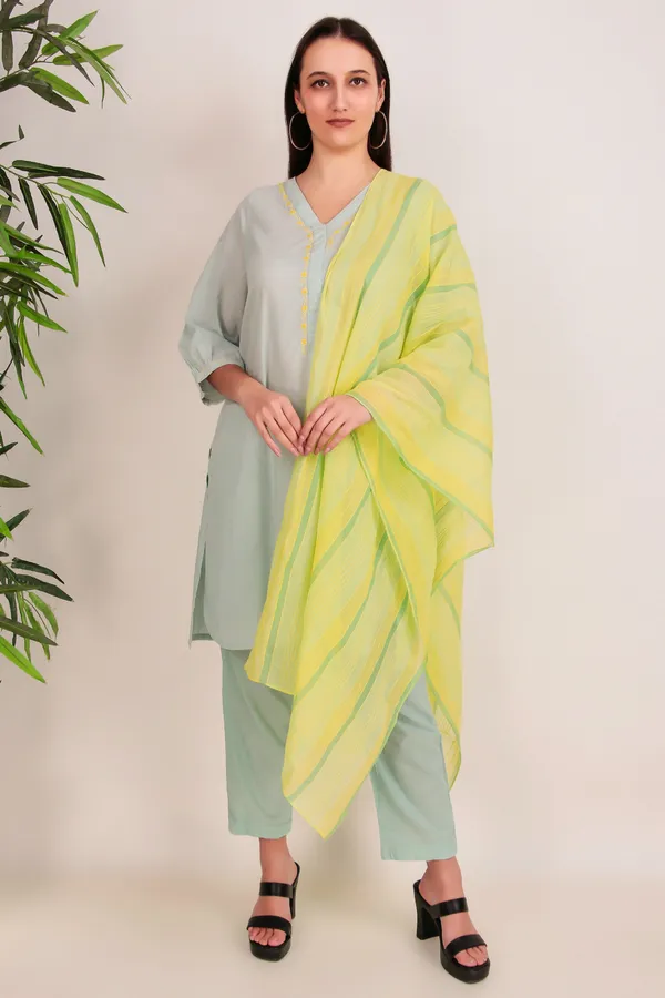 Sea_Green_Regular_Cotton_Embroidered_kurta_Pant_and_Dupatta_-_Set_of_3_-_XXL