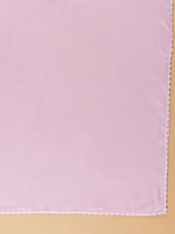 Pink_Embroidery_Short_Kurta_with_Tulip_Pant_and_Dupatta(Set_of_3)