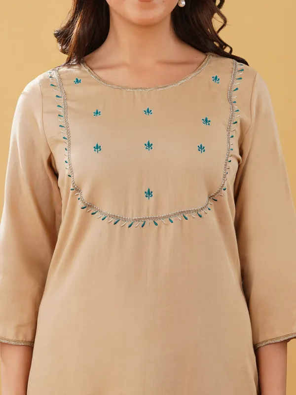 Beig_Embroidery_Kurta_with_Pant_and_Dupatta_(Set_of_3)