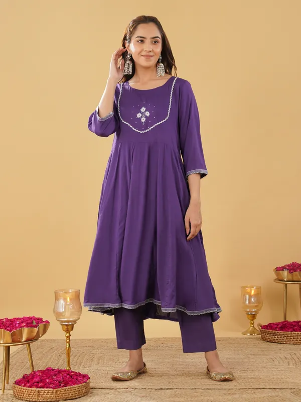 Women_Purple_Embroidered_Anarkali_with_Pant(Set_of_2)