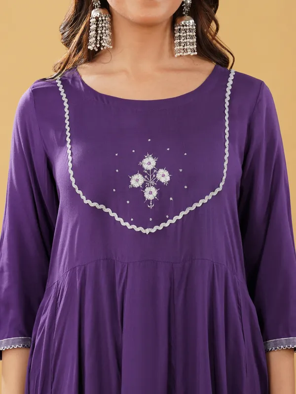 Women_Purple_Embroidered_Anarkali_with_Pant(Set_of_2)