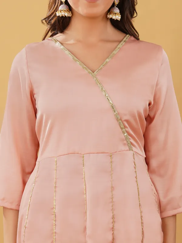 Women_Gorgeous_Peach_Silk_Blend_Anarkali_with_Pant_and_Kota_Dupatta(Set_of_3)
