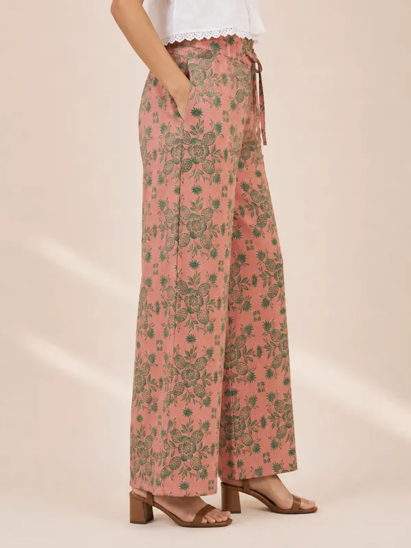 Women_Frilled_High-Rise_Wrinkle_Free_Flared_Trousers