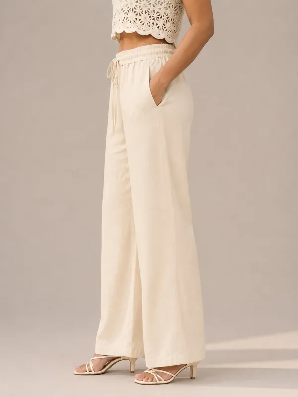 Women's_Cream_Cotton_High-Rise_Paperbag_Extra_Wide_Leg_Trousers