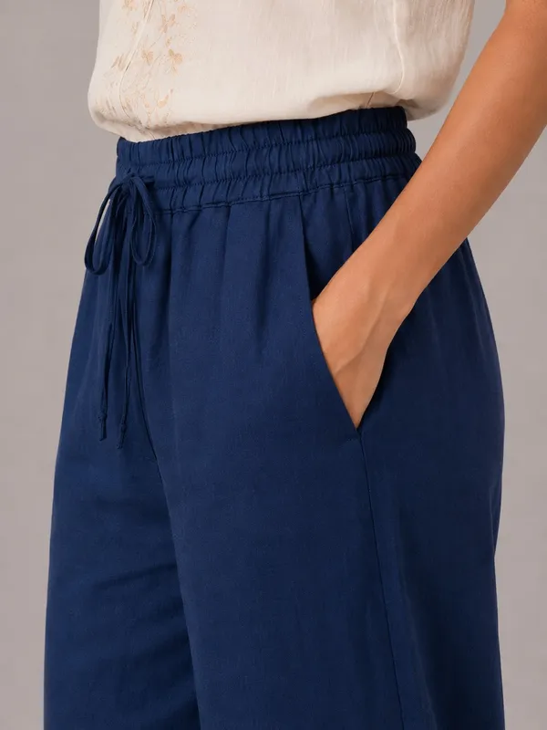 Midnight_Breeze_Navy_Blue_Ruffle_Trim_Wide-Leg_Trousers