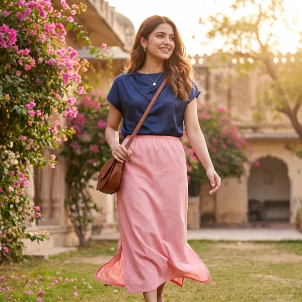 Zuri_Peach_Office_Skirt